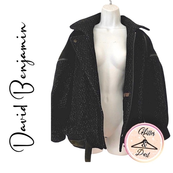 David Benjamin 1980’s Vintage Belted Wool And Suede Coat Jacket